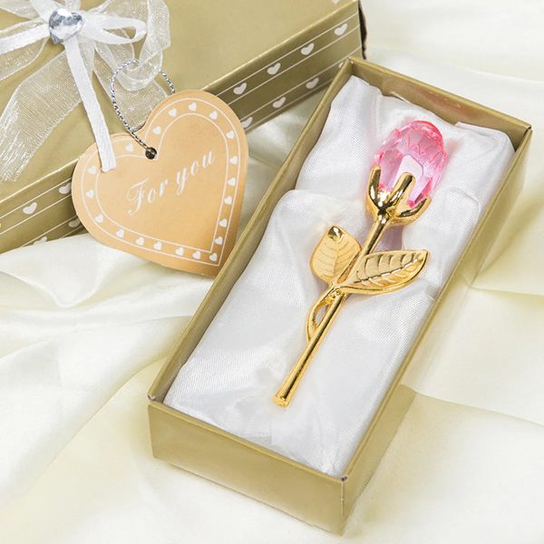 Crystal Rose Artificial Flower – Mother's Day & Anniversary Gift
