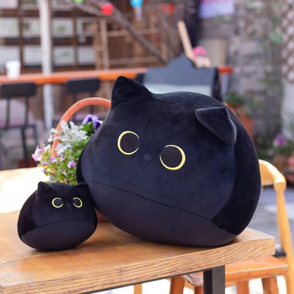 Cuddly Black Cat Plush Toy Pendant - Perfect Gift for Cat Lovers!