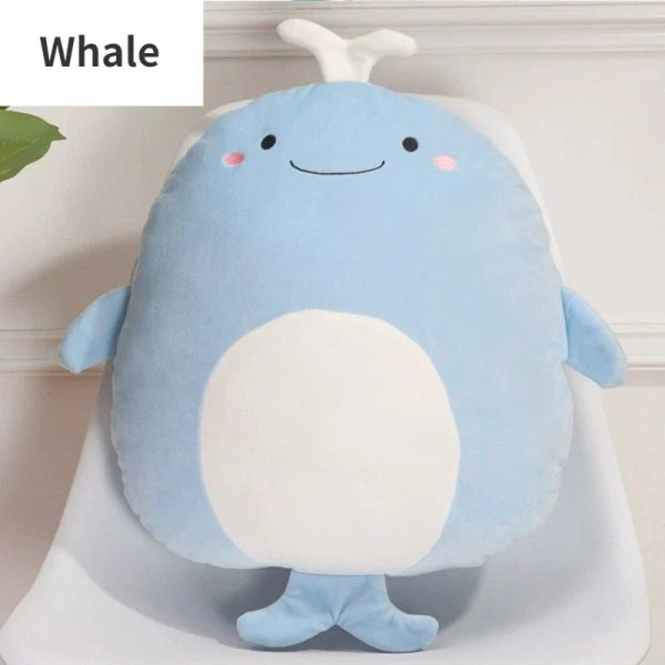 Cuddly Kawaii Zoo Animal Plushies - Soft Squishy Pillows for Kids