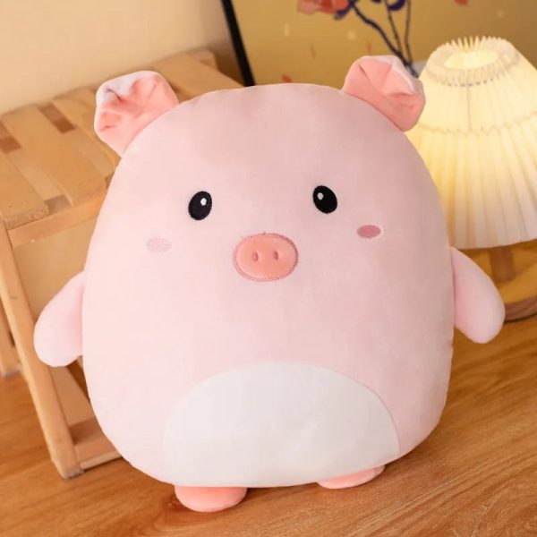 Cuddly Kawaii Zoo Animal Plushies - Soft Squishy Pillows for Kids
