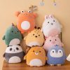 Cuddly Kawaii Zoo Animal Plushies - Soft Squishy Pillows for Kids