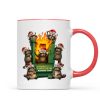 Cunning Raccoon Office Chaos Dumpster Fire Response Team - Personalized Mug - Funny Holiday Gift for Coworkers