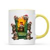 Cunning Raccoon Office Chaos Dumpster Fire Response Team - Personalized Mug - Funny Holiday Gift for Coworkers