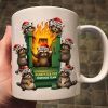 Cunning Raccoon Office Chaos Dumpster Fire Response Team - Personalized Mug - Funny Holiday Gift for Coworkers
