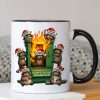 Cunning Raccoon Office Chaos Dumpster Fire Response Team - Personalized Mug - Funny Holiday Gift for Coworkers