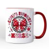 Cupid's Favorite Nurse Coquette Bow Personalized Mug, Cute Valentine Nurse Gift with Custom Name