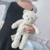 Curly Love Teddy Bear Plush Hug Pillow 40cm