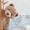 Curly Love Teddy Bear Plush Hug Pillow 40cm