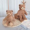 Curly Love Teddy Bear Plush Hug Pillow 40cm