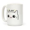 Cuss Cat Oh Shit Coffee Mug