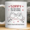 Custom 3D Inflated Effect Printed Mug - Personalized Anniversary Wedding Gifts For Husband And Wife, Him And Her - Built On Love