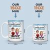 Custom 3D Inflated Effect Printed Mug - Personalized Anniversary Wedding Gifts For Husband And Wife, Him And Her - Love Chosen Again And Again