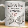 Custom 3D Inflated Effect Printed Mug - Personalized Anniversary Wedding Gifts For Husband And Wife, Him And Her - Love Grows Stronger With Us
