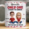 Custom 3D Inflated Effect Printed Mug - Personalized Anniversary Wedding Gifts For Husband And Wife, Him And Her - Love You More Every Day