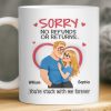 Custom 3D Inflated Effect Printed Mug - Personalized Anniversary Wedding Gifts For Husband And Wife, Him And Her - Our Love Needs No Date