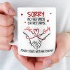 Custom 3D Inflated Effect Printed Mug - Personalized Anniversary Wedding Gifts For Husband And Wife, Him And Her - Our Love Starts With Coffee
