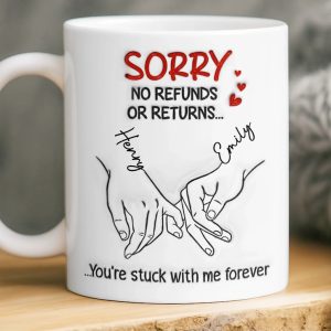 Custom 3D Inflated Effect Printed Mug - Personalized Anniversary Wedding Gifts For Husband And Wife, Him And Her - Still In Love