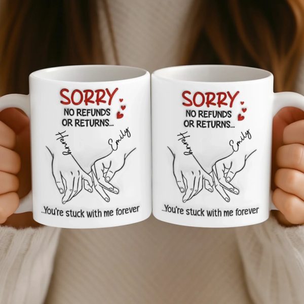 Custom 3D Inflated Effect Printed Mug - Personalized Anniversary Wedding Gifts For Husband And Wife, Him And Her - Still In Love
