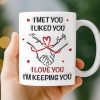 Custom 3D Inflated Effect Printed Mug - Personalized Anniversary Wedding Gifts For Husband And Wife, Him And Her - You Are My Constant Joy