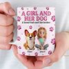 Custom 3D Inflated Effect Printed Mug - Personalized Birthday Gifts For Dog Lovers, Dog Dad And Mom - Best Friends For Life