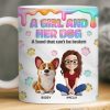 Custom 3D Inflated Effect Printed Mug - Personalized Birthday Gifts For Dog Lovers, Dog Dad And Mom - Best Kind Of Companion