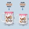 Custom 3D Inflated Effect Printed Mug - Personalized Birthday Gifts For Dog Lovers, Dog Dad And Mom - More Than Pets, More Than Family