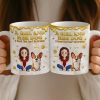 Custom 3D Inflated Effect Printed Mug - Personalized Birthday Gifts For Dog Lovers, Dog Dad And Mom - Paws And Pinky Promises