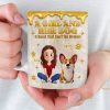 Custom 3D Inflated Effect Printed Mug - Personalized Birthday Gifts For Dog Lovers, Dog Dad And Mom - Paws And Pinky Promises