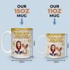 Custom 3D Inflated Effect Printed Mug - Personalized Birthday Gifts For Dog Lovers, Dog Dad And Mom - Paws And Pinky Promises