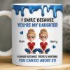 Custom 3D Inflated Effect Printed Mug - Personalized Birthday Gifts For Mom, Dad, Daughter, Son - Forever Starts With Family