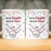 Custom 3D Inflated Effect Printed Mug - Personalized Birthday Gifts For Mom, Daughter - Home Is Wherever You Are