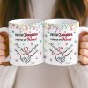 Custom 3D Inflated Effect Printed Mug - Personalized Birthday Gifts For Mom, Daughter - Home Is Wherever You Are