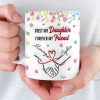 Custom 3D Inflated Effect Printed Mug - Personalized Birthday Gifts For Mom, Daughter - Home Is Wherever You Are