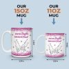 Custom 3D Inflated Effect Printed Mug - Personalized Birthday Gifts For Mom, Daughter - Loved More Than Coffee