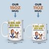Custom 3D Inflated Effect Printed Mug - Personalized Christmas Birthday Gifts For Dog Lovers, Dog Dad And Mom - Just A Girl And Her Furry Soulmate