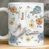 Custom 3D Inflated Effect Printed Mug - Personalized Mother's Day Gifts For Mom, Grandma - Family Held Together