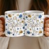 Custom 3D Inflated Effect Printed Mug - Personalized Mother's Day Gifts For Mom, Grandma - Hands Linked By Love