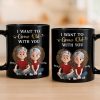 Custom Black Mug - Personalized Anniversary Wedding Gifts For Husband And Wife, Him And Her - Love Built On Us