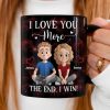 Custom Black Mug - Personalized Anniversary Wedding Gifts For Husband And Wife, Him And Her - We Keep Finding Each Other
