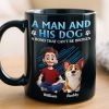 Custom Black Mug - Personalized Birthday Gifts For Dog Lovers, Dog Dad And Mom - Life With Fur Kids