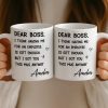 Custom Boss Lady Mug - Personalized Funny Gifts For Coworker, Work Bestie, Boss - Boss Mode On Every Day