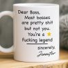 Custom Boss Lady Mug - Personalized Funny Gifts For Coworker, Work Bestie, Boss - Slaying Goals And Taking Names