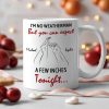 Custom Couple Mug with Names Romantic Minimal Line Art Ceramic Coffee Cup Gift