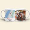 Custom Couple Photo Mug, Custom Love Map, Gift For Couple