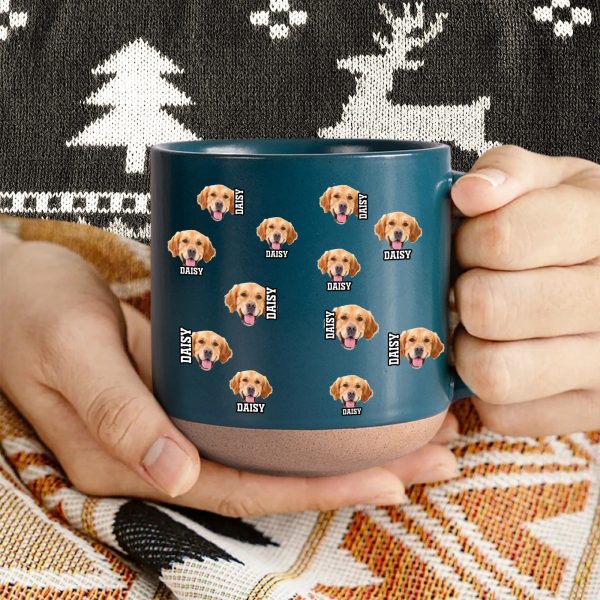 Custom Dog Cat Photo And Name Pottery Mug TH10 892159