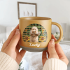 Custom Dog Cat Photo Retro Pottery Mug TH10 892099