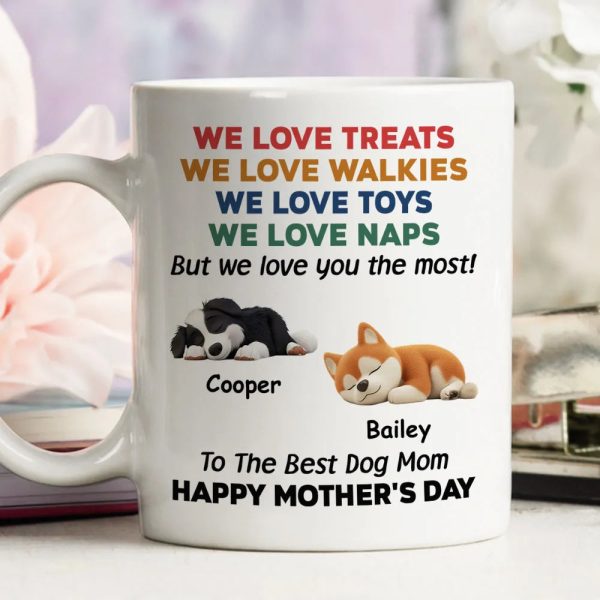 Custom Dog Dad Humor Mug, Personalized Holiday Gift Cup