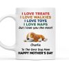 Custom Dog Dad Humor Mug, Personalized Holiday Gift Cup