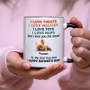 Custom Dog Dad Humor Mug, Personalized Holiday Gift Cup