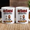 Custom Dog Lover Mug - Retirement-Themed Personalized Cup Featuring Pets and Owner, Funny Gift for Dog Moms & Dads